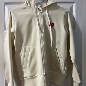 Comme Des Garçons Play Heart Logo Hoodie